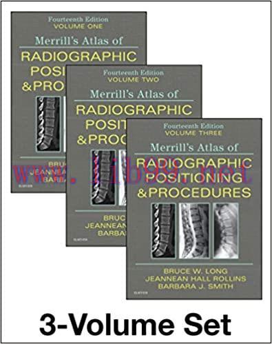 [AME]Merrill’s Atlas of Radiographic Positioning and Procedures, 3-Volume Set, 14th Edition (Or...