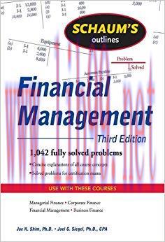 (PDF)Schaum’s Outline of Financial Management, Third Edition (Schaum’s Outlines) 3rd Edition