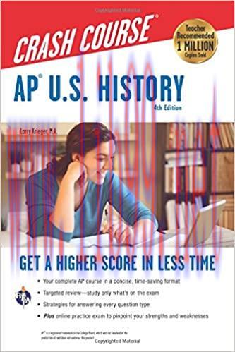 (PDF)AP® U.S. History Crash Course, 4th Ed., Book + Online: Get a Higher Score in Less Time (Ad...
