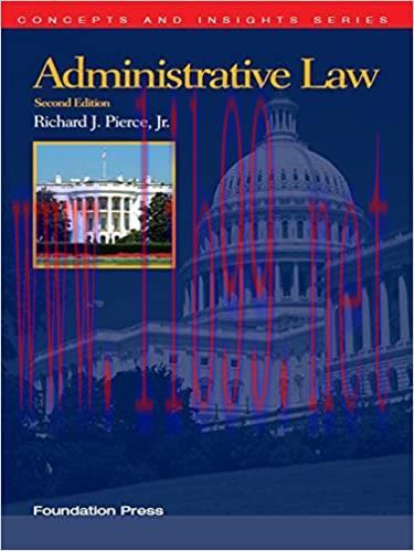 (PDF)Pierce’s Administrative Law, 2d (Concepts and Insights Series)