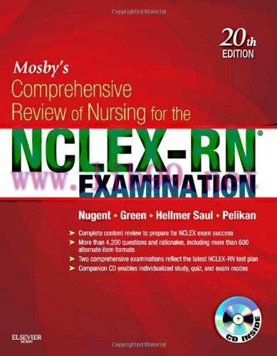 [AME]Mosby’s Comprehensive Review of Nursing for the NCLEX-RN® Examination, 20e (Original PDF)