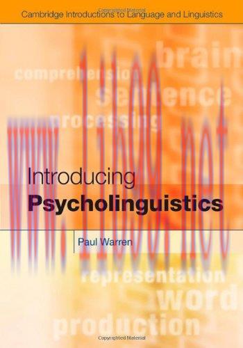 [FOX-Ebook]Introducing Psycholinguistics