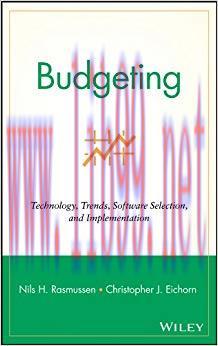 (PDF)Budgeting: Technology, Trends, Software Selection, and Implementation 1st Edition