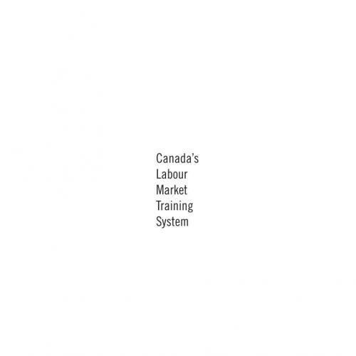 Canada's Labour Market Training System