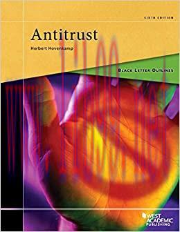 (PDF)Black Letter Outline on Antitrust 6th Edition