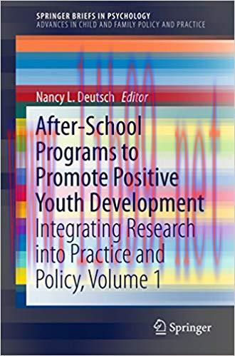 (PDF)After-School Programs to Promote Positive Youth Development: Integrating Research into Pra...