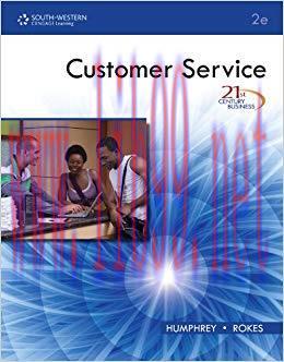 (PDF)21st Century Business: Customer Service, Student Edition (FBLA – All) 2nd Edition
