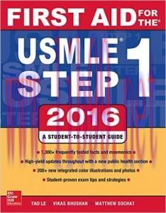 [AME]First Aid for the USMLE Step 1 2016 (ORIGINAL PDF from_ Publisher)