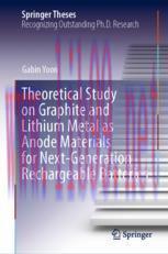 [PDF]Theoretical Study on Graphite and Lithium Metal as Anode Materials for Next-Generation Rec...