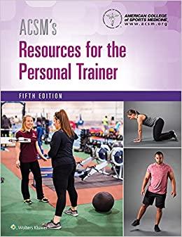(PDF)ACSM’s Resources for the Personal Trainer