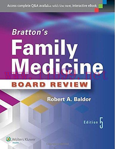 [AME]Bratton's Family Medicine Board Review, 5th Edition (EPUB)