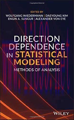 [FOX-Ebook]Direction Dependence in Statistical Models: Methods of Analysis