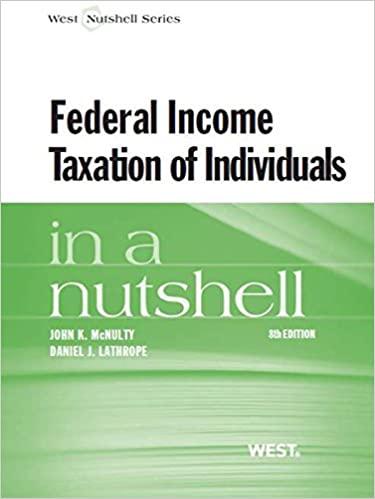(PDF)McNulty and Lathrope’s Federal Income Taxation of Individuals in a Nutshell, 8th