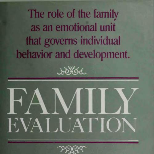 Family evaluation - Michael E. Kerr