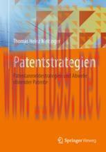 [PDF]Patentstrategien: Patentanmeldestrategien und Abwehr störender Patente