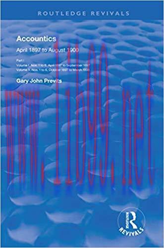(PDF)Accountics, Part I: April 1897 to March 1898 (Routledge Revivals Book 1) 1st Edition