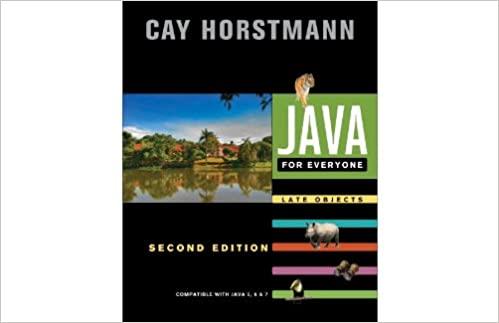 (PDF)Java For Everyone Compatible with Java 5, 6, and 7, 2nd Edition Late Objects
