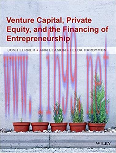 (PDF)Venture Capital, Private Equity, and the Financing of Entrepreneurship