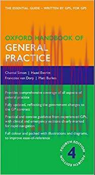 (PDF)Oxford Handbook of General Practice (Oxford Medical Handbooks) 4th Edition