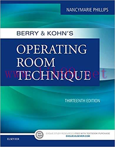 (PDF)Berry & Kohn’s Operating Room Technique – E-Book 13th Edition