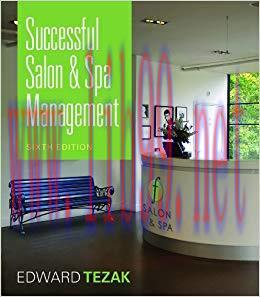 (PDF)Successful Salon and Spa Management 6th Edition