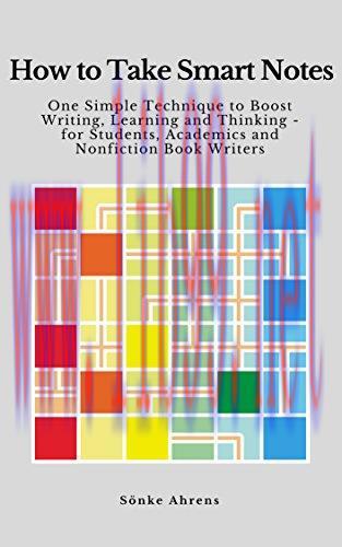 (PDF)How to Take Smart Notes: One Simple Technique to Boost Writing, Learning and Thinking – fo...