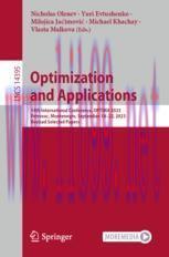[PDF]Optimization and Applications: 14th International Conference, OPTIMA 2023, Petrovac, Monte...