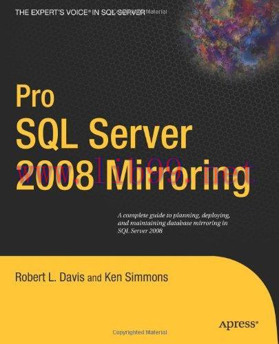 [FOX-Ebook]Pro SQL Server 2008 Mirroring