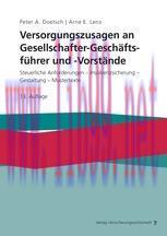 [PDF]Versorgungszusagen an Gesellschafter-Geschäftsführer und -Vorstände: Steuerliche Anforderu...