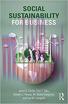 (PDF)Social Sustainability for Business 1st Edition