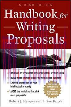 Handbook For Writing Proposals, Second Edition 2nd Edition,