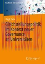 [PDF]Gleichstellungspolitik im Kontext neuer Governance an Universitäten