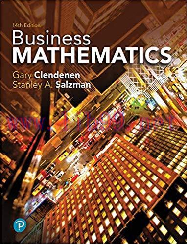 (PDF)Business Mathematics, (What’s New in Trade Math) 14th Edition