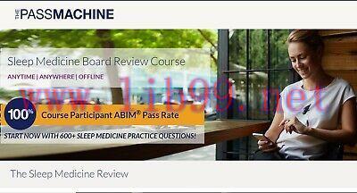 [AME]Sleep Medicine Board Review Course 2018 (The Passmachine) (CME Videos)
