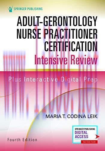 [AME]Adult-Gerontology Nurse Practitioner Certification Intensive Review, Fourth Edition (Origi...