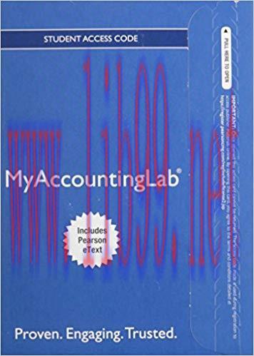 (PDF)NEW MyAccountingLab® with Pearson eText — Instant Access– for Financial Accounting 3rd Edi...