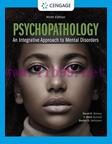 [FOX-Ebook]Psychopathology: An Integrative Approach to Mental Disorders, 9th Edition