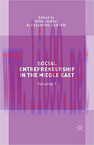 (PDF)Social Entrepreneurship in the Middle East: Volume 1 1st ed. 2015 Edition