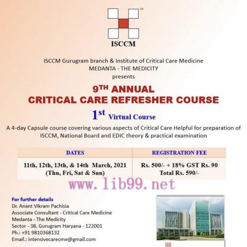 [AME]9th Annual Critical Care Refresher Course 2021 (CME VIDEOS)