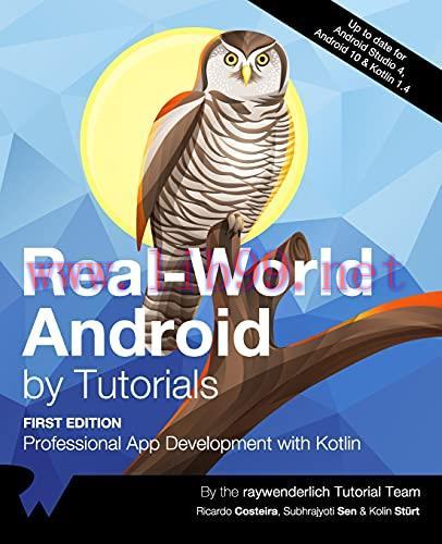 [FOX-Ebook]Real-World Android by Tutorials: Professional App Development with Kotlin