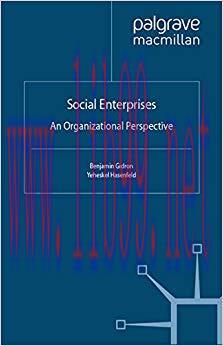 (PDF)Social Enterprises: An Organizational Perspective 2012 Edition