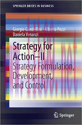(PDF)Strategy for Action – II: Strategy Formulation, Development, and Control (SpringerBriefs i...