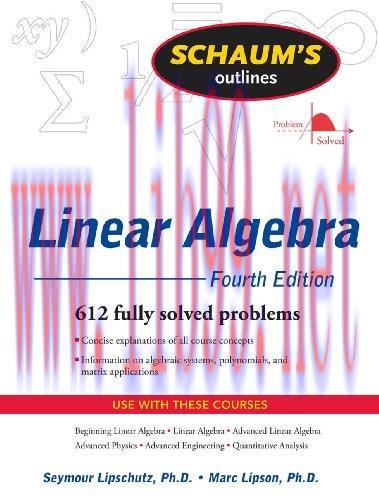 [FOX-Ebook]Schaum's Outline of Linear Algebra, 4th Edition