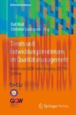 [PDF]Trends und Entwicklungstendenzen im Qualitätsmanagement: Bericht zur GQW-Jahrestagung 2021...
