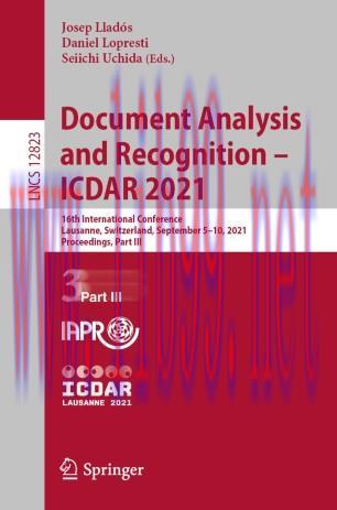 Document Analysis and Recognition – ICDAR 2021