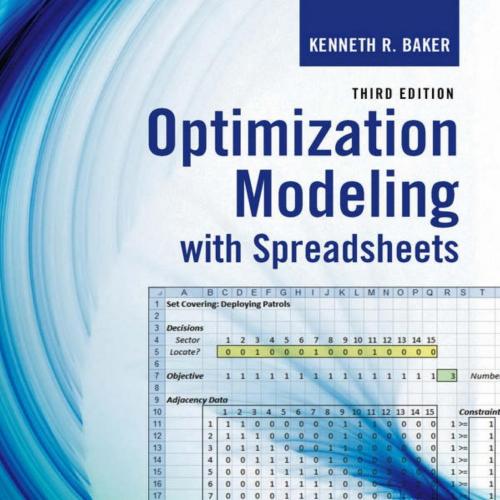 Optimization modeling with spreadsheets