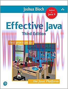 Effective Java 3rd Edition,