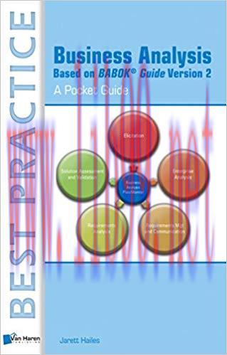 (PDF)Business Analysis Based on BABOK® Guide Version 2 – A Pocket Guide 1st Edition