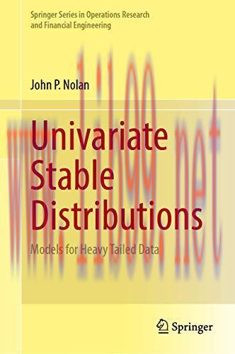 [FOX-Ebook]Univariate Stable Distributions: Models for Heavy Tailed Data