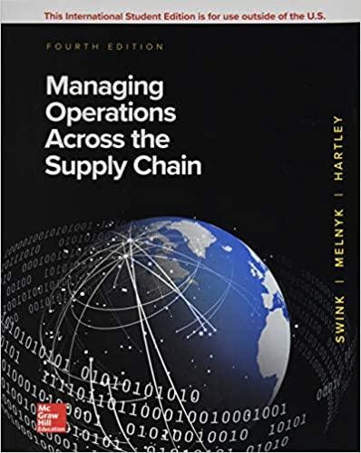 Managing Operations Across the Supply Chain 4th Edition [Morgan Swink]